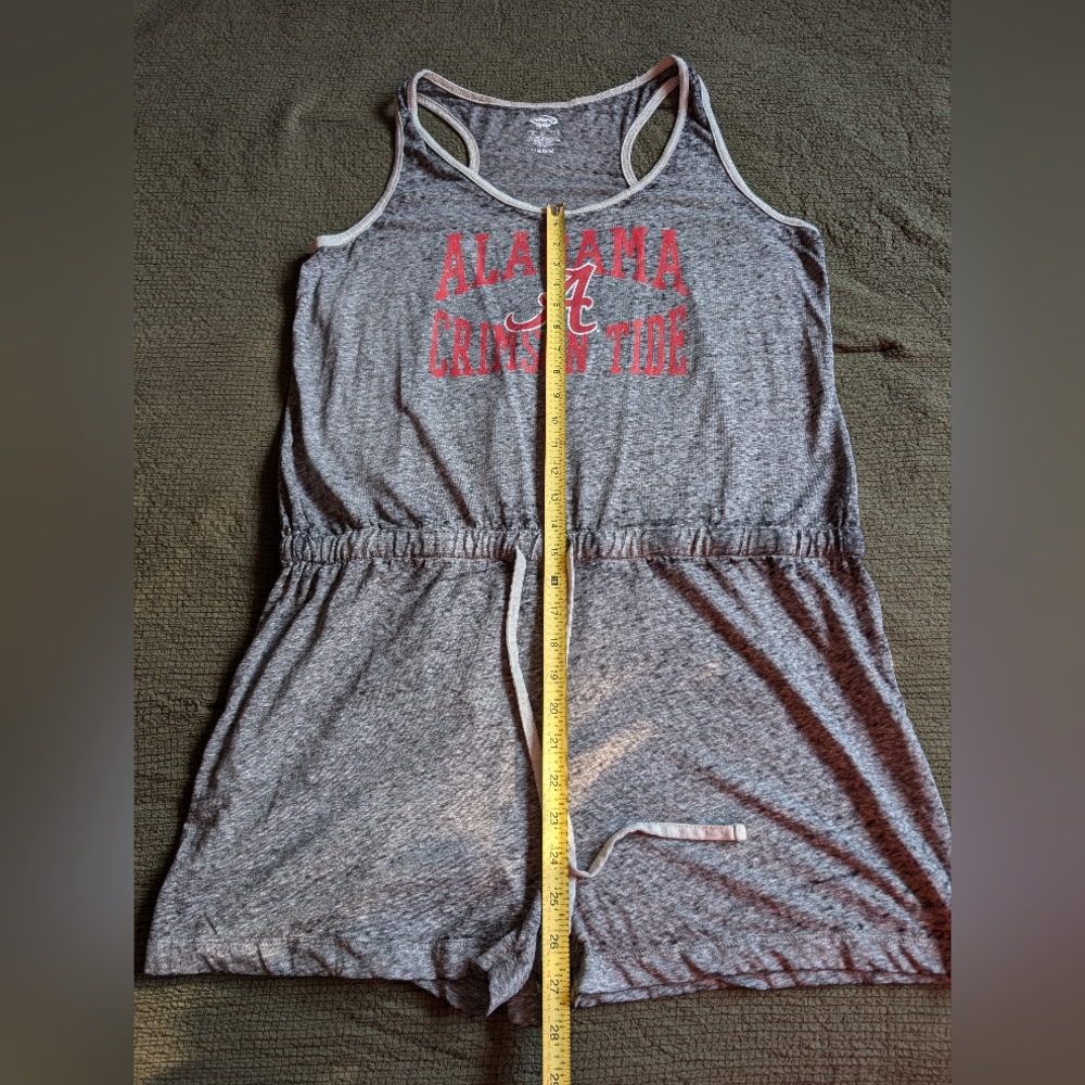Women's Concepts Sport Heathered Charcoal Alabama Crimson Tide Squad Romper - Picture 3 of 6